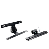 Nouveau support de plaque d'immatriculation pliable 2026 pour moto, universel, réglable, robuste, pour moto de route et tout-terrain