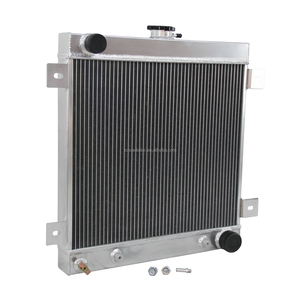 Radiateur en aluminium pour Chrysler S Series Valiant 318 V8 <span class=keywords><strong>1962</strong></span> Core Size 420*488*56mm - Product Image 4