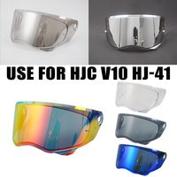Visière de remplacement photochromique V10 pour casque, pour casque de moto V10 HJ-41, pare-brise en verre, lentille de protection, accessoires