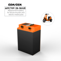 Batterie cylindrique LiFePO4 60V 52Ah 30Ah 40Ah 50Ah 60Ah 70Ah pour moto électrique, scooter et vélo électrique avec protection BMS intelligente, 4000 cycles