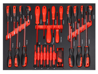 258/296 pièces ensemble de chariot d'outils de réparation automatique clé à cliquet 6/7 couches épaississement robuste kit de chariot d'outils à main armoire à outils