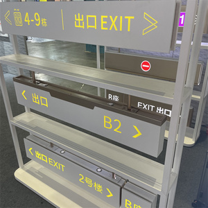 Modular Chống ảnh hưởng thiết kế góc nhìn linh hoạt treo Navigation dấu hiệu cho lớn khu vực công cộng - Product Image 1