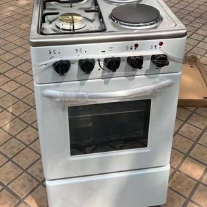 Cuisinière Mixte <span class=keywords><strong>Gaz</strong></span> Électrique Verticale Conforme Aux Réglementations Européennes - 600 de Large, Acier Inoxydable, Vitesse 3000 tr/min - Product Image 4