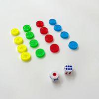 Jeu de Société Ludo Échecs Portable, Ensemble de Jeux de Plateau Pliable Ludo Échecs avec Dés