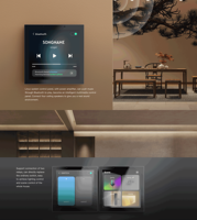 Panel de Control Táctil Inteligente de 4 Pulgadas con Wifi, Productos y Dispositivos para el Hogar Inteligente, Automatización del Hogar Android, Tecnología Eléctrica Inteligente H9