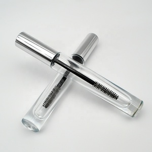 Tube de mascara en verre écologique avec logo personnalisé, flacon de sérum pour cils, tube de mascara en verre volumineux - Product Image 1