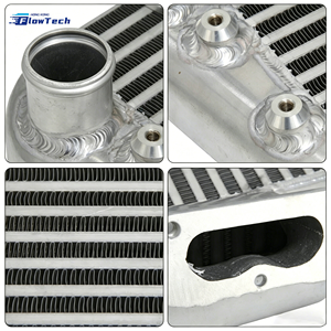 ชุดอินเตอร์คูลเลอร์อะลูมิเนียมแบบติดตั้งด้านบน FlowTech ชุดประกอบอินเตอร์คูลเลอร์ประสิทธิภาพสูงสำหรับ Toyota Land Cruiser 80 Turbo Diesel Retrofit - Product Image 4