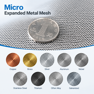 Feuille de métal micro-perforé à <span class=keywords><strong>grille</strong></span> diamantée à grande surface pour pile de cellules d'électrolyse de l'eau pour la production d'hydrogène - Product Image 3