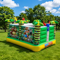 Château gonflable amusant pour l'intérieur et l'extérieur, trampoline de saut de qualité pour divertissement, maison de rebond à prix abordable, produit très demandé