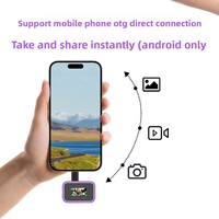 Mini caméra numérique DC25C, enregistrement vidéo 720P, MicroSD, 2MP, zoom optique 10x-20x, WiFi, USB-C, écran LCD IPS, portable, niveau d'entrée