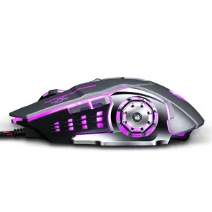 Roze Gaming Mouse Rgb Programmeerbare Optische Gaming Muis Gaming Mouse Custom Logo