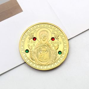 Moneda Conmemorativa de Aleación de Zinc Fundida a Presión, Doble Cara, 2D/3D, con Acabado Esmaltado en Oro/Plata/Cobre, Logotipo Personalizado, Coleccionable - Product Image 1
