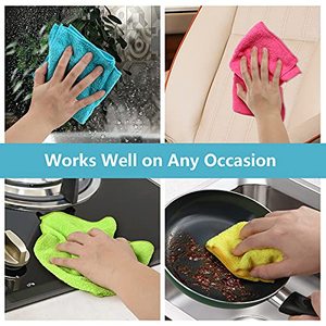 Serviette de nettoyage en <span class=keywords><strong>microfibre</strong></span> Chiffons en <span class=keywords><strong>microfibre</strong></span> tout usage Chiffons de lavage de voiture <span class=keywords><strong>Chiffon</strong></span> en <span class=keywords><strong>microfibre</strong></span> - Product Image 4