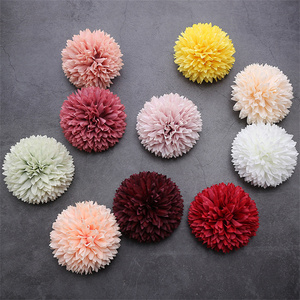 Décoration d'arc de fête de mariage fausses boules de pompons fleurs tête de chrysanthème artificielle - Product Image 2