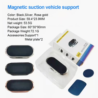 Support magnétique pour téléphone de voiture réglable à 360 degrés, accessoires intérieurs de voiture de haute qualité, support de téléphone portable en alliage de zinc pour voiture
