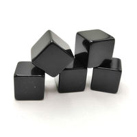 Dés en acrylique vierges personnalisables de 20 mm à 6 faces pour peinture, coins arrondis ou carrés, vendus à l'unité