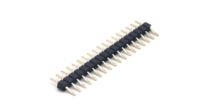 Conector de pin header de paso de 2.54mm, de una sola fila, SMT H2.5mm con cubierta lateral de material LCP 1*18P - Product Image 3