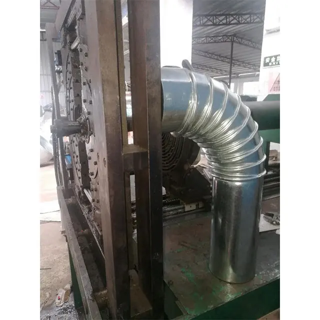 Metall HVAC Wellpappe Lüftungs rohrform maschine Edelstahl Rohr bieger