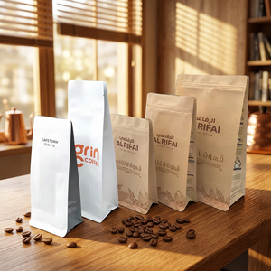 ถุงกาแฟพิมพ์ลายตามสั่ง ขนาด 250 กรัม 500 กรัม 1 กิโลกรัม แบบซิปล็อค ก้นแบน มีวาล์ว โรงงานผลิตถุงกาแฟโดยตรง รับผลิตแบบ OEM ODM - Product Image 2