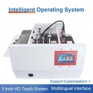 เครื่องพิมพ์อิงค์เจ็ทความเร็วสูงแบบอัตโนมัติสำหรับพิมพ์ฉลากบนกล่องพลาสติก ถุงกระดาษ หน้ากากอนามัย พร้อมหน้าจอสัมผัสและระบบจัดเรียงหน้าแบบออลอินวัน - Product Image 3