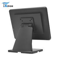 Monitor Táctil POS de 15 Pulgadas al por Mayor |   Pantalla LED Táctil Capacitiva de 10 Puntos, 1024x768, 4:3, con Interfaz Serial y Soporte