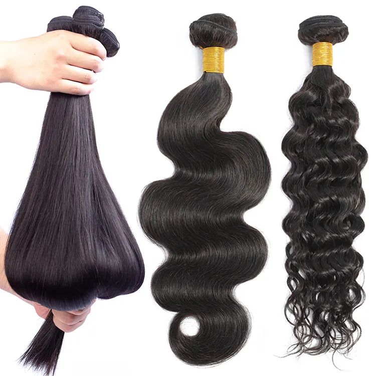 Human Hair Straight Bundles Raw Burmese Curly Cambodian Hair Bundles Brazilian Hair Bundles