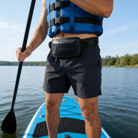 Sac banane étanche en PVC, pochette de taille flottante, sac de hanche étanche pour téléphone, portefeuille, clés, passeport, kayak, plage, surf, plongée avec tuba, natation, randonnée
