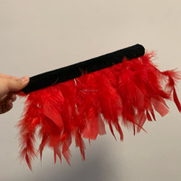 Bracelet à claque en plumes de marabout de dinde moelleux en gros pour la décoration de costumes de fête de carnaval