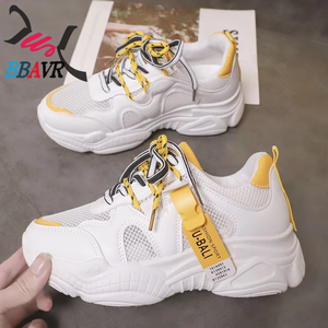 Zapatillas Deportivas Casuales para Mujer, Ligeras, Transpirables, con Plataforma, para Correr, para Estudiantes, para Otoño y Primavera - Product Image 1