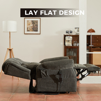 Chaise de levage plate Offres Spéciales Recliners Chaise de canapé simple en tissu moderne à double moteur