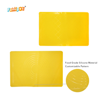 Famipet personnalisé tapis d'alimentation étanche en silicone de qualité supérieure pour chat et chien pour bol de nourriture et d'eau