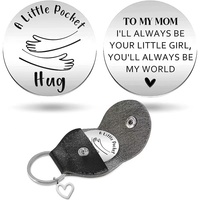Pendentif de poche en acier inoxydable personnalisable gravé au laser, design tendance, cadeau promotionnel