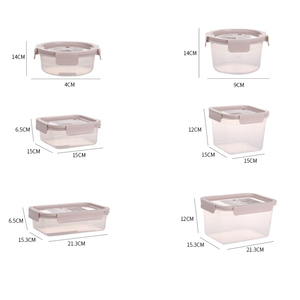 حاوية تخزين متعددة الاستخدامات أحادية الطبقة من نيكسس بي بي، شفافة وقابلة للتكديس وصديقة للبيئة، صندوق غداء محكم الإغلاق - Product Image 5