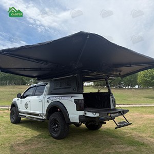 Factory up Roof Top <b>Tent</b> Aluminum <b>Pickup</b> Truck Camper Camping Hard <b>Pickup</b> Truck Camper Hard Wall <b>Tent</b> with Canopy - Product Image 2