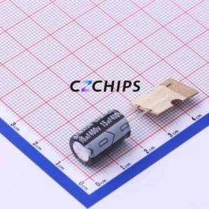 Condensador Electrolítico de Aluminio de Orificio Pasante EKM156M2GG16TC, Componente de Orificio Pasante (THT), D10xL16mm 15uF 20% 400V 5mm - Product Image 1