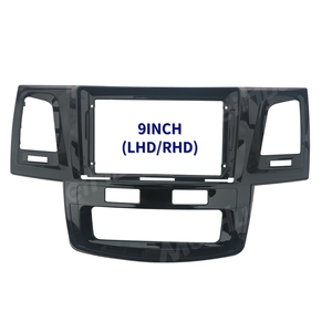 Meihua ชุดโครงวิทยุสเตอริโออัตโนมัติ9นิ้วสำหรับ Toyota Fortuner HILUX <span class=keywords><strong>vigo</strong></span> 2005-2007อุปกรณ์เสริมแผงวิทยุรถยนต์ AC อัตโนมัติ - Product Image 1