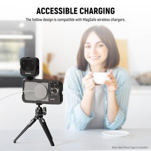 Kit de cage vidéo pour téléphone portable le plus vendu, avec poignée, boîtier en aluminium, cage vidéo <span class=keywords><strong>Neewer</strong></span> 15 Pro avec adaptateur de filtre 67 mm à fixation rapide - Product Image 5