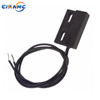 Capteur de Contact magnétique pour portes et fenêtre, montage en Surface, couleur noire, sans fil/NC, avec interrupteur i7 re et aimant nd12 mm