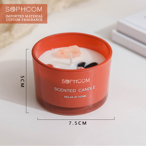 Cam kokulu mumlar hediye aromaterapi soya balmumu mumlar stres giderici ev tatlı atmosfer - Product Image 6