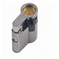 Cylindre de serrure demi-cylindre pour porte australienne, à clé simple, conception anti-feu, usage domestique et bureautique, 45 mm, personnalisation disponible