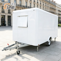 Carrito de Comida Portátil de Acero Inoxidable, Kiosco de Bebidas con Parrilla, Freidora, Vaporera, Camión de Comida para Jugos