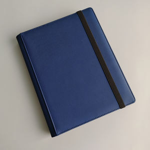 Album de cartes à collectionner en cuir PU 2022 Premium avec 9 poches MTG/TGC Baseball Yu-Gi-Oh <span class=keywords><strong>Pokemon</strong></span> Card Binder PP Cover Impression personnalisée - Product Image 6