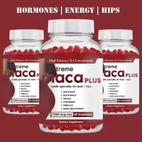 Gummies Black Maca Plus pour adultes, pour des fesses volumineuses et des courbes extrêmes, à base de racine de Maca noire pour améliorer la vitalité chez les hommes et les femmes, booster fessier