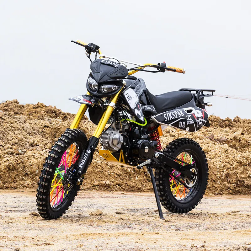 Бензин мотоциклы 125 cc электрическим запуском для внедорожных мотоциклов, внедорожных 4-тактный с большими колесами, Dirt Pit Bike