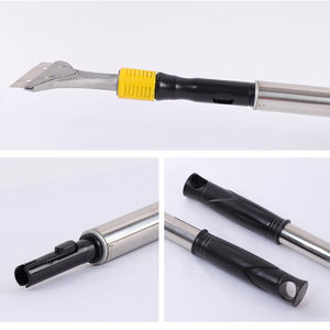 Poste telescópico de acero inoxidable de mano con extensión de mango largo Acoplamiento rápido de pala multiusos ecológico - Product Image 5