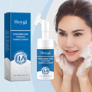 100ml Bubble Hyaluronic Acid Face Wash Mousse Vegan <span class=keywords><strong>Nettoyant</strong></span> pour le <span class=keywords><strong>visage</strong></span> pour les peaux grasses sèches <span class=keywords><strong>et</strong></span> sensibles Nettoyage en profondeur Hydratant - Product Image 6