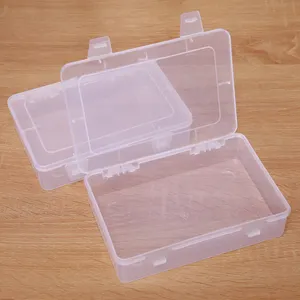 D782 Square PP Transparent Storage Empty box Toy Small items Arts crafts plastic packaging