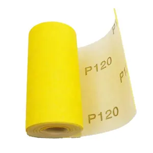 Tipo certificado de polimento de papel de areia para rolo de papel de óxido de alumínio 240grit padrão europeu 115mm x 5m SATC ISO9001 MPA EN 12413