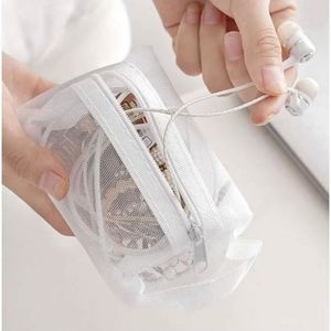 Hot Sale Mini Coin Storage <b>Bag</b> Transparent Mesh Organizer <b>Bag</b> <b>Small</b> Pouch for Key Lipstick - Product Image 4