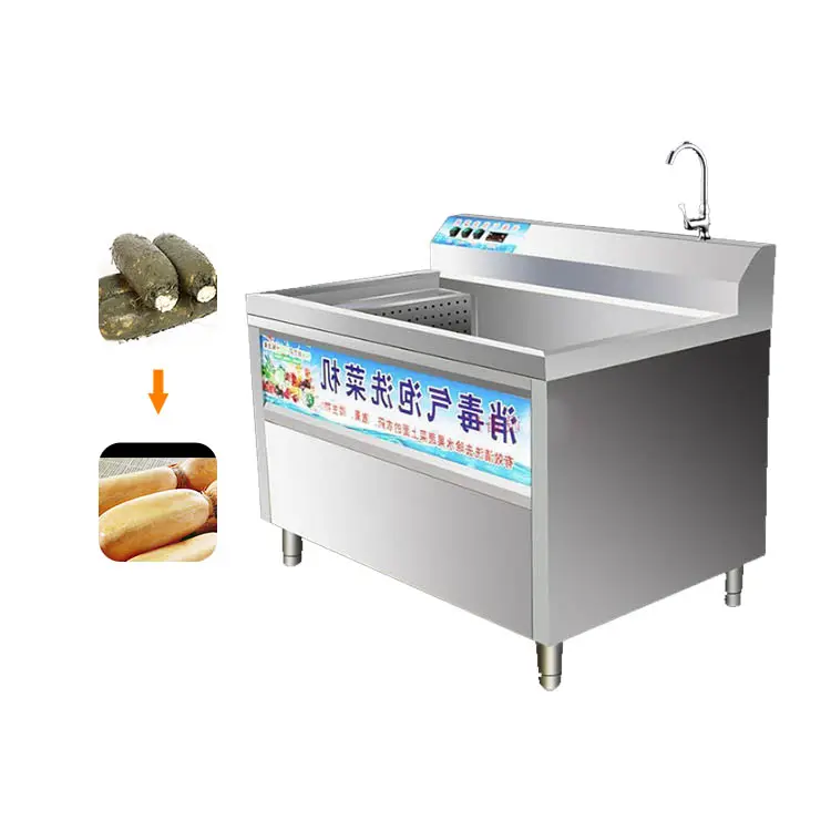Otomatik meyve ve sebze yıkama makinesi zeytin sebze temizleme makinesi makinesi mantar çamaşır makinesi